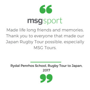 Rugby Tour to Japan