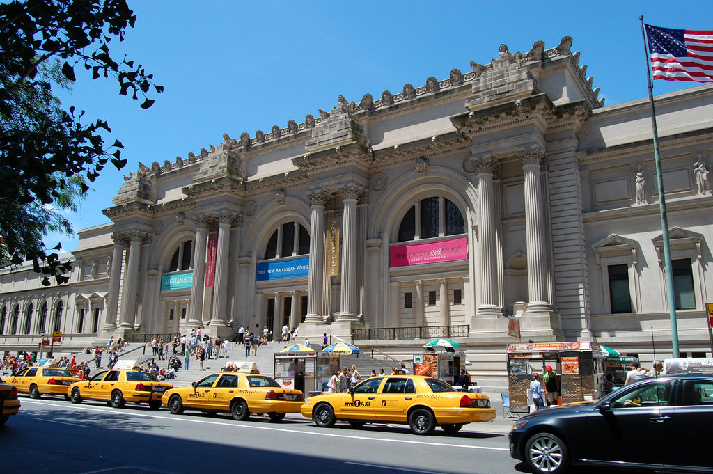 Outside the MET museum MSG Tours