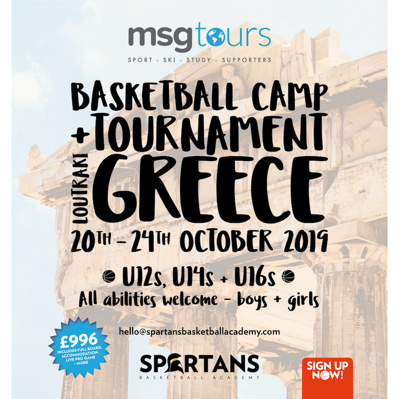 Spartans basketball camp Greece