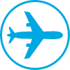 COVID-19 aeroplane Icon