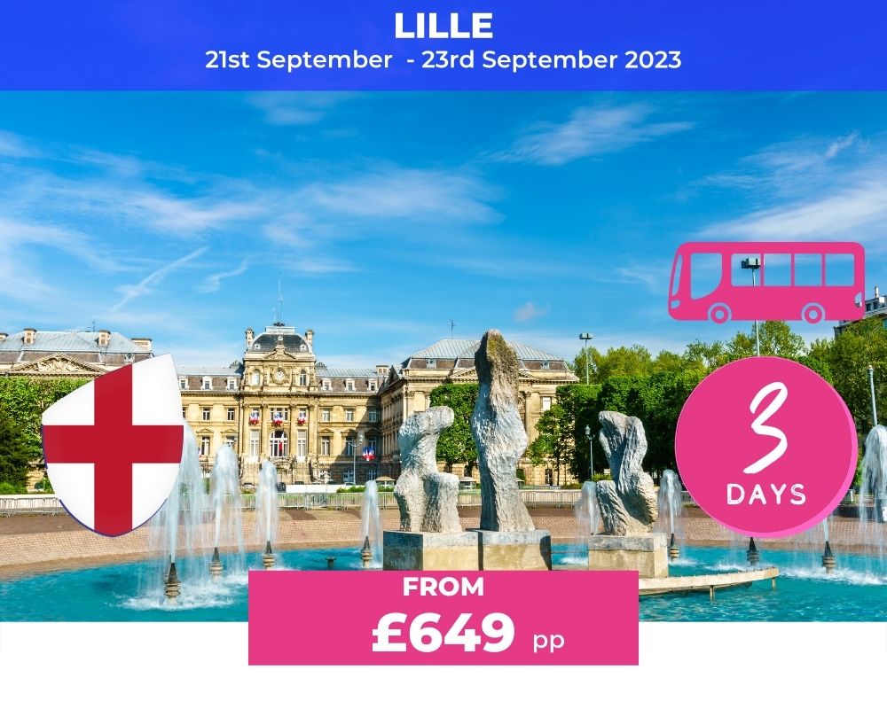 Lille 3 day weekend bus tour