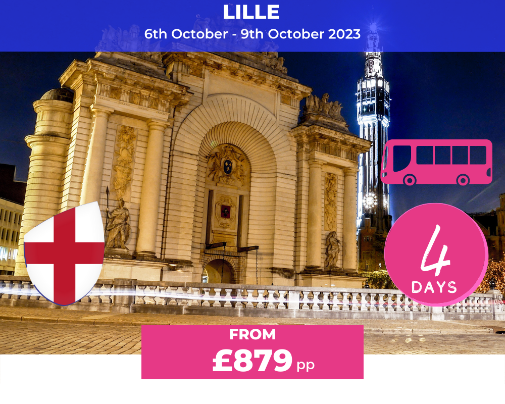 Lille 4 day england weekender bus